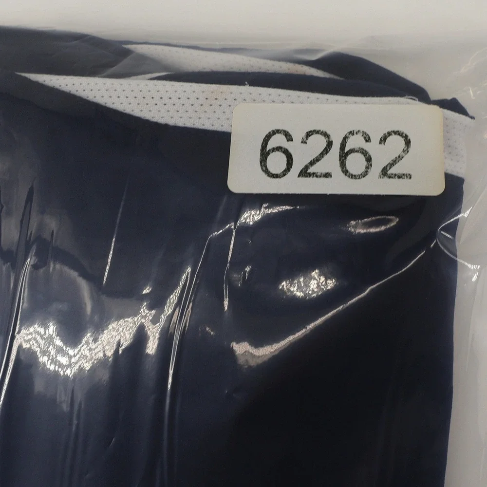 Nike‎ Athletic Shorts Navy Blue Striped Fit Dry Mens L